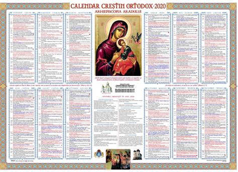 Calendar Ortodox 2021 Mai